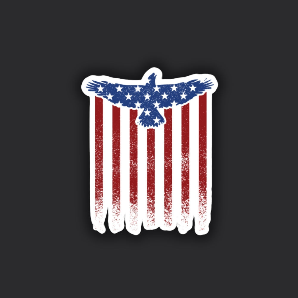 Eagle Flag Sticker