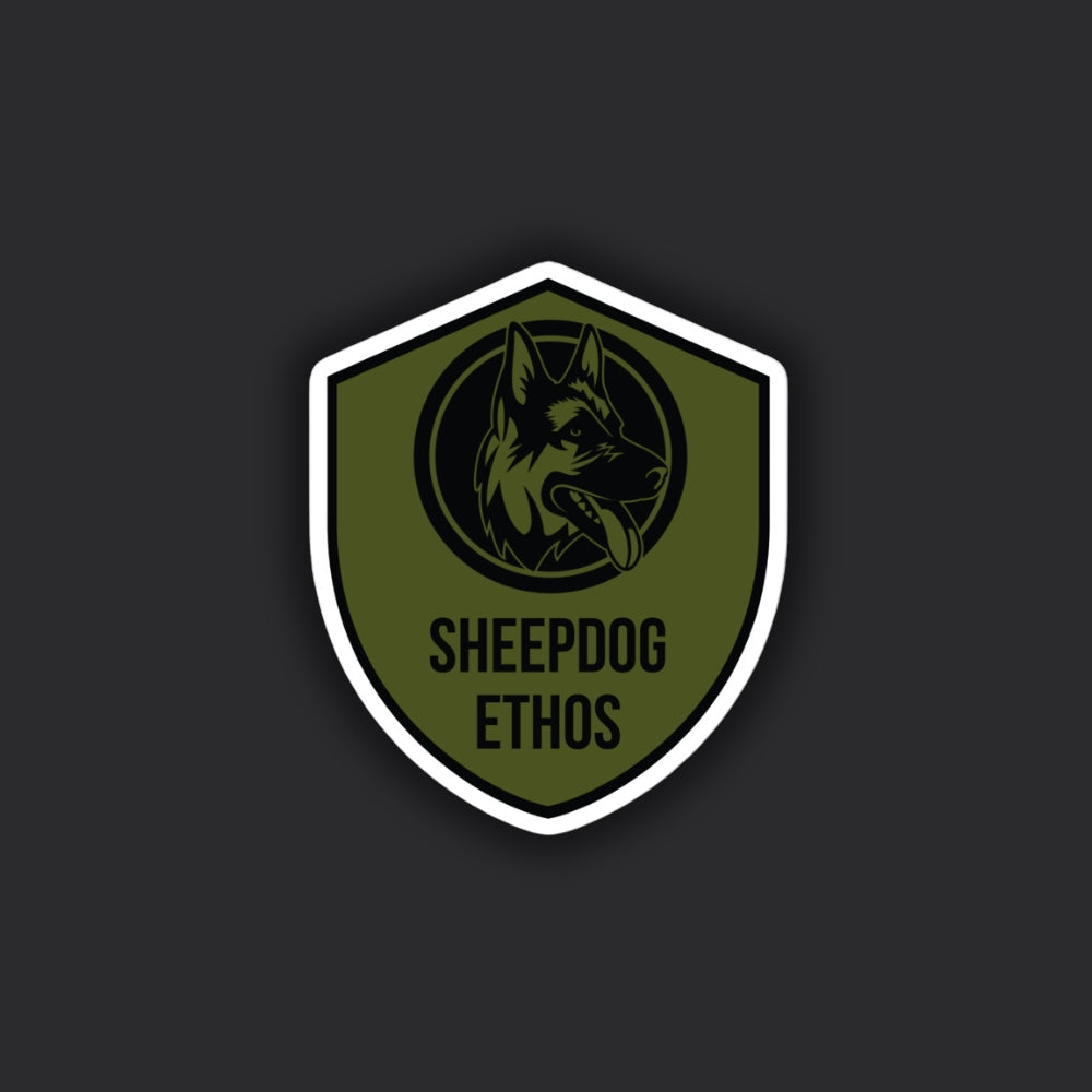 Sheepdog Ethos sticker