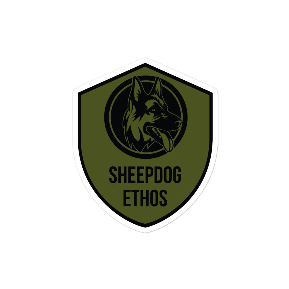 Sheepdog Ethos sticker