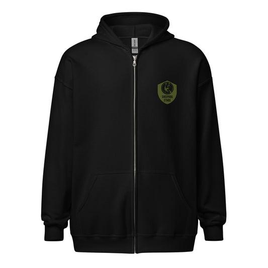 Zip Hoodie: "We intimidate the intimidators, and protect the innocent"